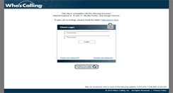 Desktop Screenshot of portal.whoscalling.com